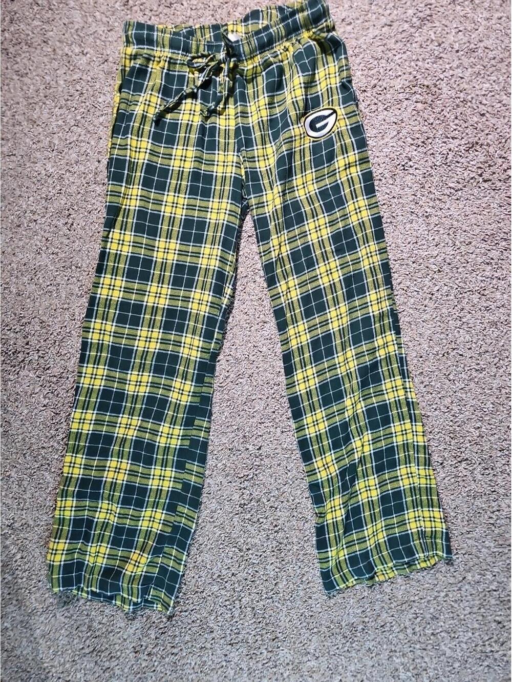 Green Bay Packers Pants Mens S NFL Football Pajama Lounge
